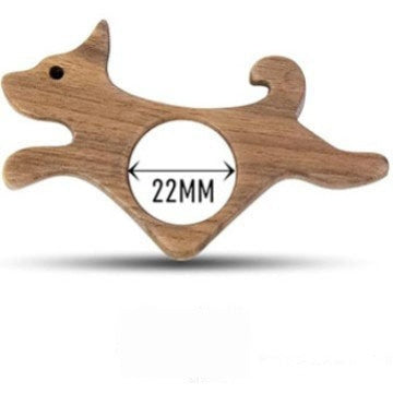 Wooden Page Holder | Ergonomic Thumb Design | Adorable Animal Silhouette