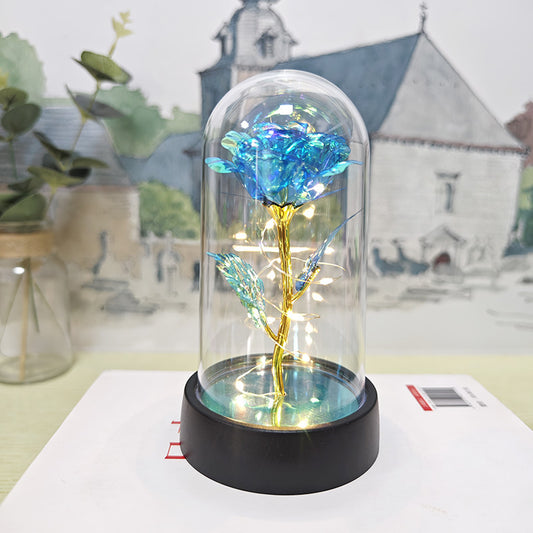 Eternal Crystal Rose | Universal Symbol of Love | Elegant Home Centerpiece
