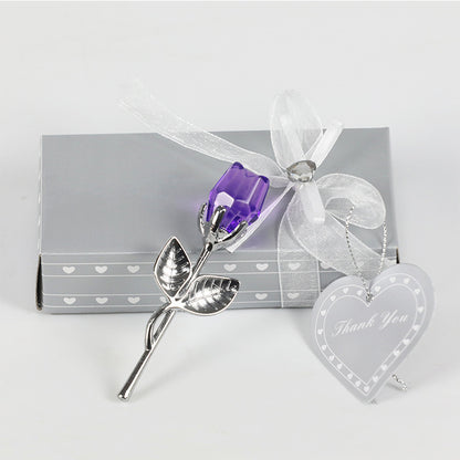 Crystal Art Rose | Decorative Crystal Rose |Premium Display Piece