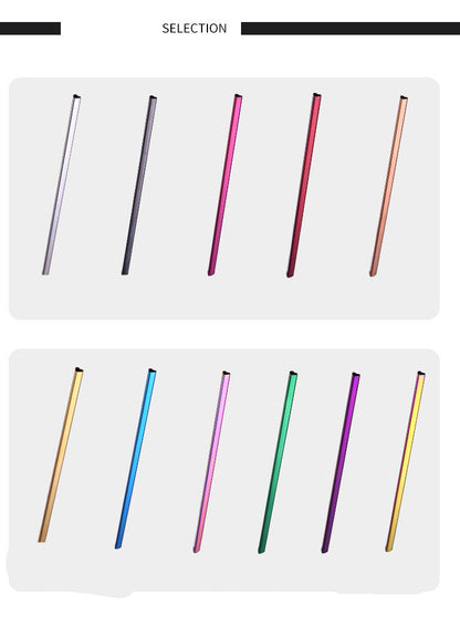 Heart-Shaped Metal Straw Set | Reusable Straws | Dishwasher Safe & Portable