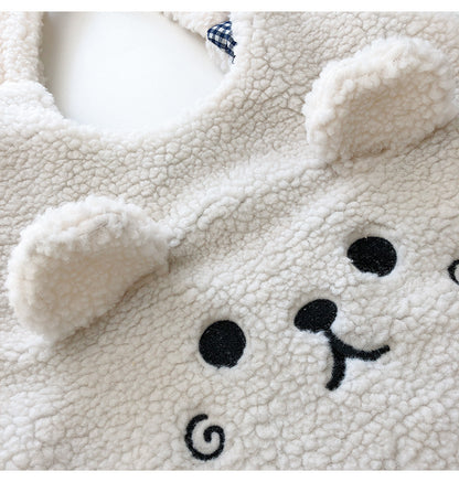 Sherpa Bear Tote Bag | Ultra-Soft Fluffy Material | Adorable 3D Ear Design