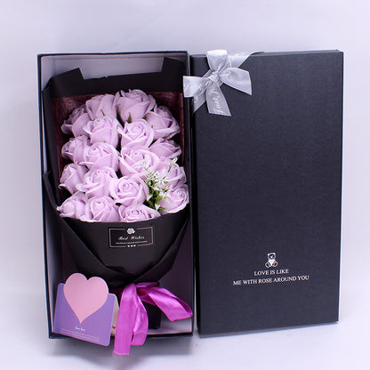 Handmade Soap Rose Bouquet | Elegant Floral Gift Box | Decorative & Practical Gift
