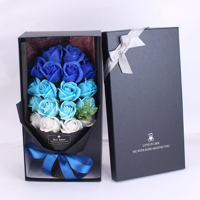 Handmade Soap Rose Bouquet | Elegant Floral Gift Box | Decorative & Practical Gift