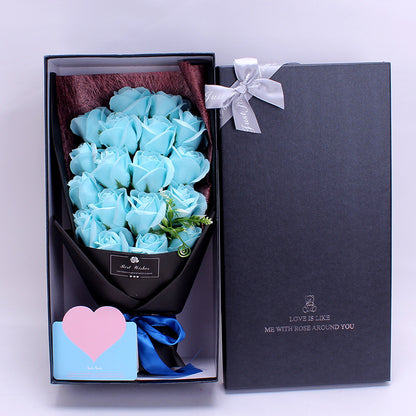 Handmade Soap Rose Bouquet | Elegant Floral Gift Box | Decorative & Practical Gift
