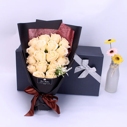 Handmade Soap Rose Bouquet | Elegant Floral Gift Box | Decorative & Practical Gift