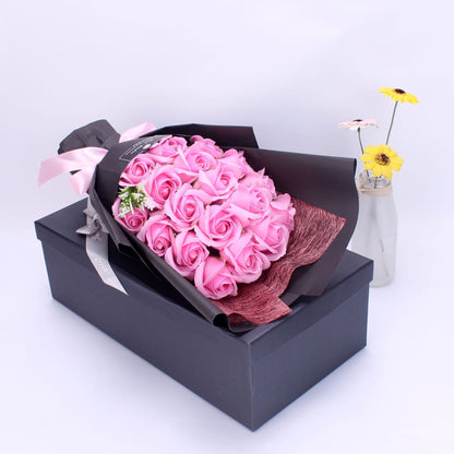 Handmade Soap Rose Bouquet | Elegant Floral Gift Box | Decorative & Practical Gift