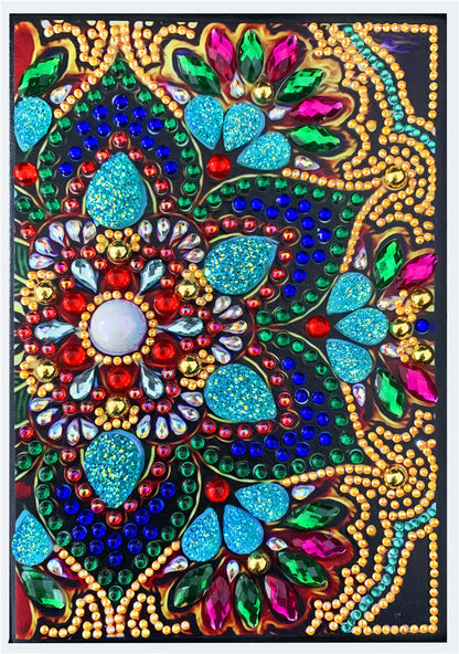 DIY Diamond Painting Notebook | 5D Sparkling Cover Design | Creative Journal & Stress Relief Kit