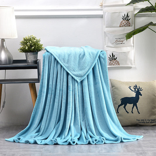 Luxury Coral Fleece Blanket | Anti-Pilling Velvet Softness | Multiple Color Options