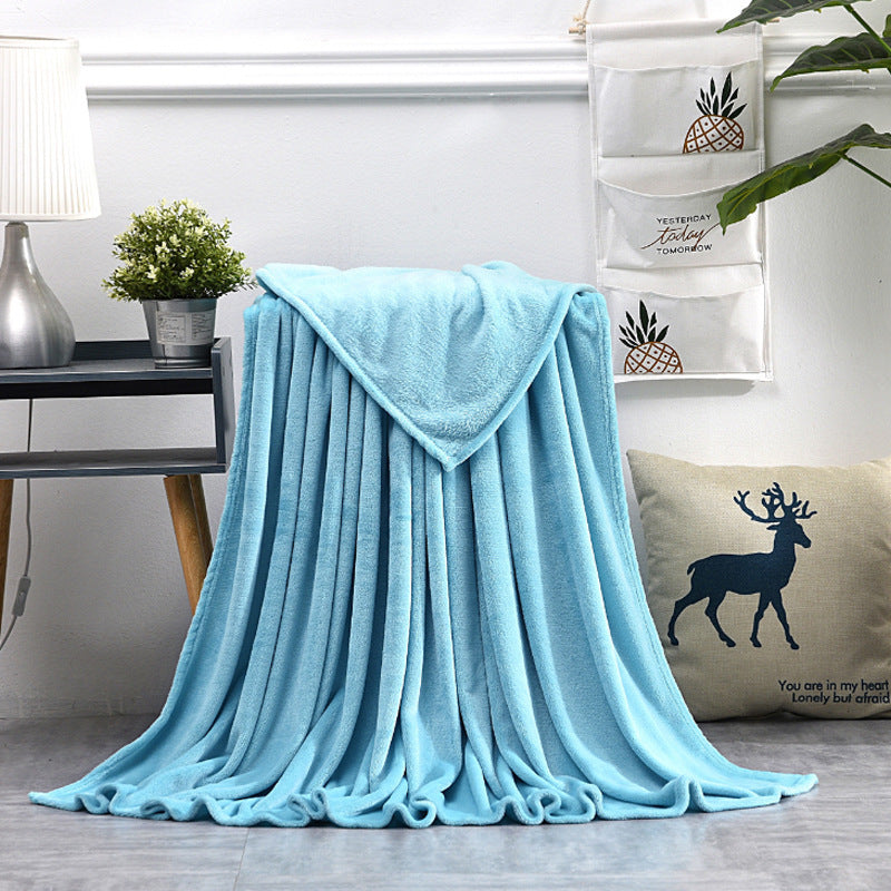 Luxury Coral Fleece Blanket | Anti-Pilling Velvet Softness | Multiple Color Options