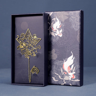 Twelve Constellations Series  | Metal Bookmark  | Brass Hollowed Out