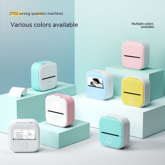 Phomemo T02 Mini Pocket Printer | Ink-Free Bluetooth Printing | Multi-Language App Support