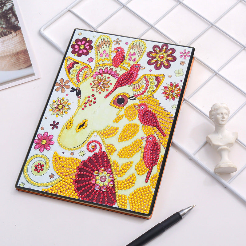 DIY Diamond Painting Notebook | 5D Sparkling Cover Design | Creative Journal & Stress Relief Kit