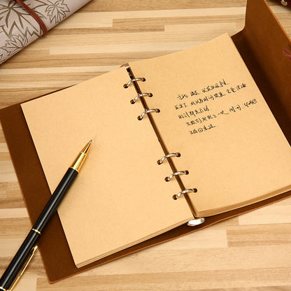 Artisan Leather Journal | Multi-Size Insert Compatibility |Refillable Leather Notebook  | Genuine Cowhide Binding