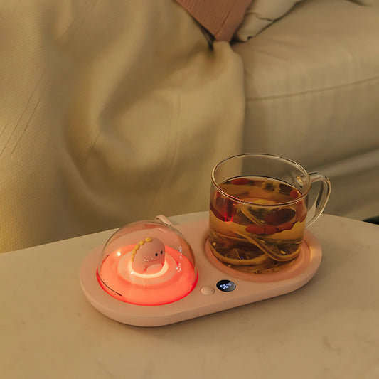 Smart Mug Warmer | PTC Heating & 3-Temp Control | Built-in Aroma Diffuser