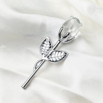 Crystal Art Rose | Decorative Crystal Rose |Premium Display Piece