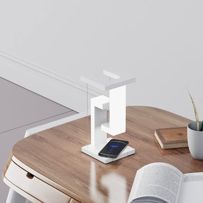 Magnetic Levitation Night Light | Wireless Phone Charger | Foldable & Eye-Protecting Desk Lamp