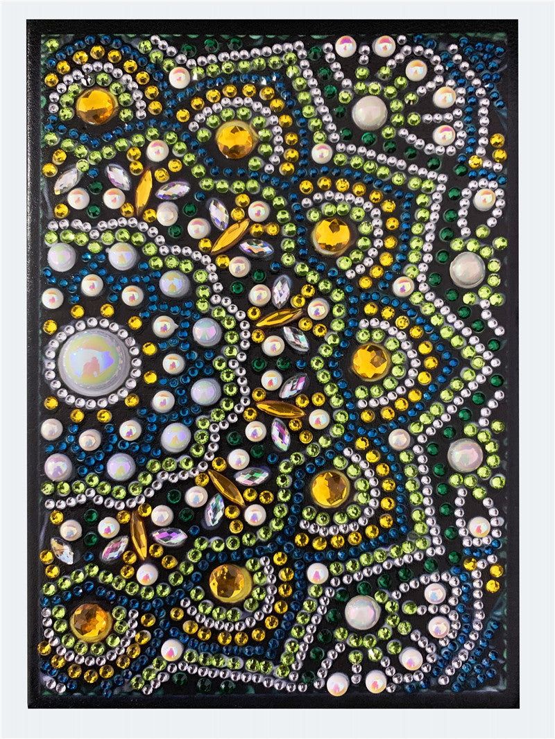 DIY Diamond Painting Notebook | 5D Sparkling Cover Design | Creative Journal & Stress Relief Kit