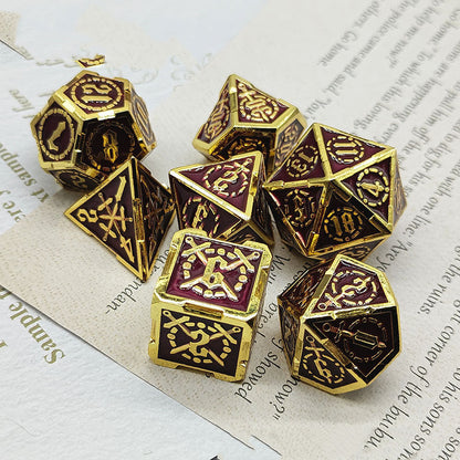 Metal Dice Set  | 7pcs