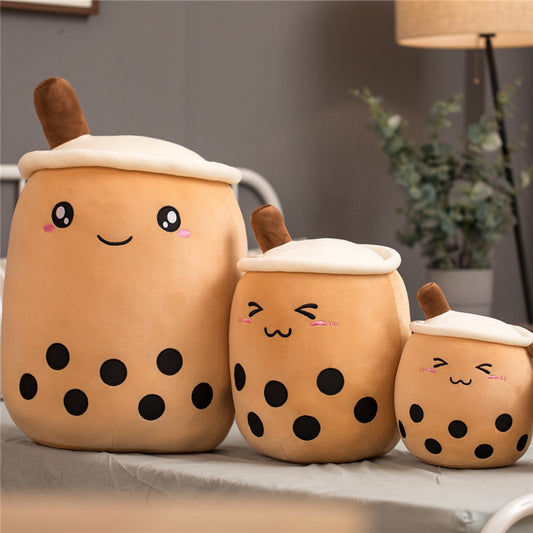 Plush Stuffed Toy | Ultra-Soft Skin-Friendly Fabric | Premium Cotton Filled |   Boba Tea