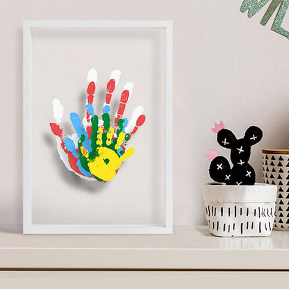 Multi-Person Handprint Photo Frame | Family Tree Keepsake Display | DIY  Memory Board