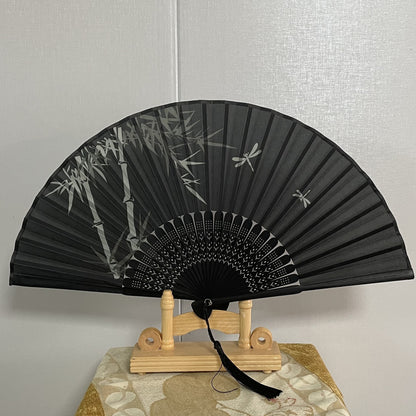 Vintage Hand Fan | Chinese-Japanese Folding Style | Smooth Operation for Performance