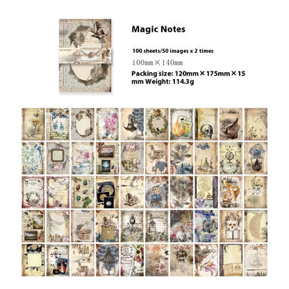 Scrapbook Paper Pack | Vintage Junk Journal Style |  Mixed Designs