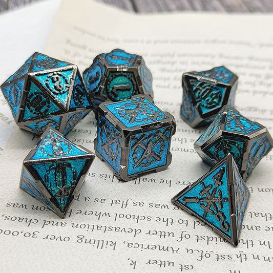 Metal Dice Set  | 7pcs
