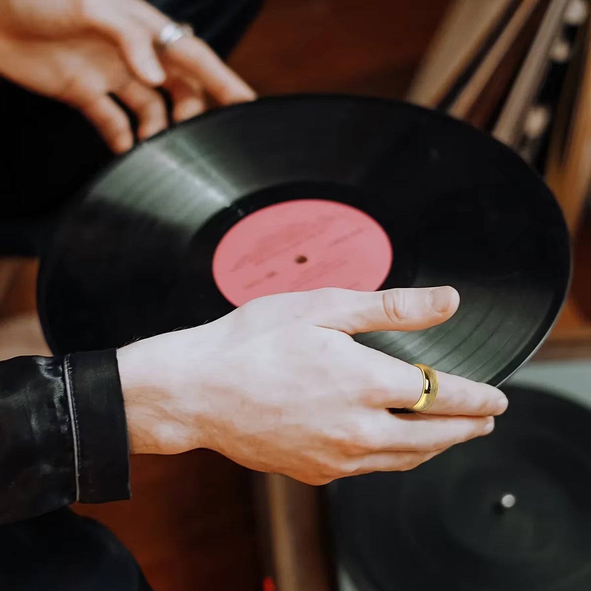 One Ring to Rule Them All |  Elvish Script Engraved Band | Titanium Steel Fantasy Jewelry