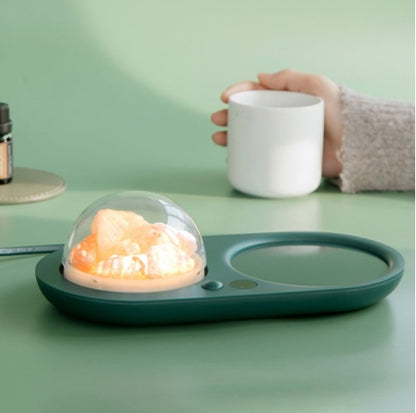 Smart Mug Warmer | PTC Heating & 3-Temp Control | Built-in Aroma Diffuser