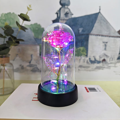 Eternal Crystal Rose | Universal Symbol of Love | Elegant Home Centerpiece