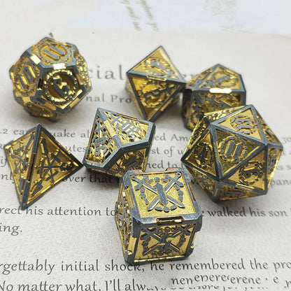 Metal Dice Set  | 7pcs