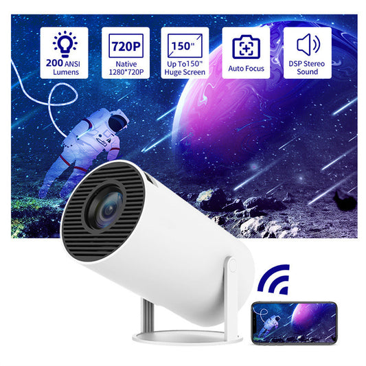 Magcubic HY300 Smart Projector | 5G WiFi & Auto Keystone | 720P HD with 4K Support