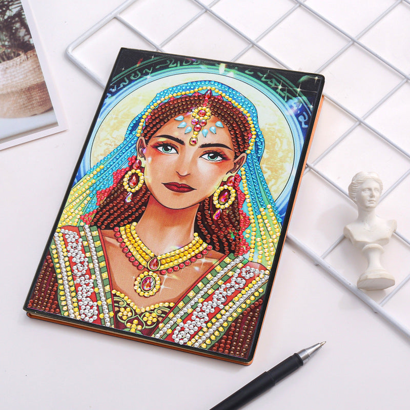 DIY Diamond Painting Notebook | 5D Sparkling Cover Design | Creative Journal & Stress Relief Kit