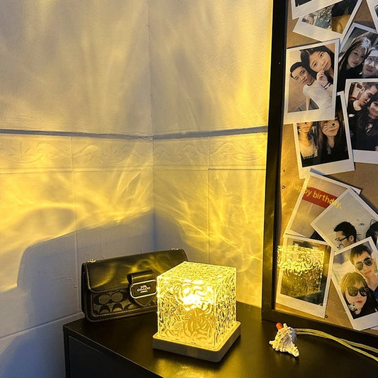 Water Ripple Projection Lamp | 16 Color Remote Control | USB Portable Ambiance Light