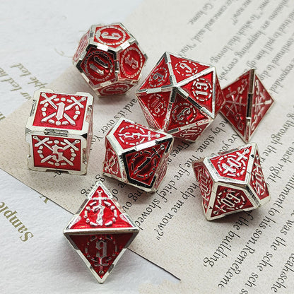 Metal Dice Set  | 7pcs