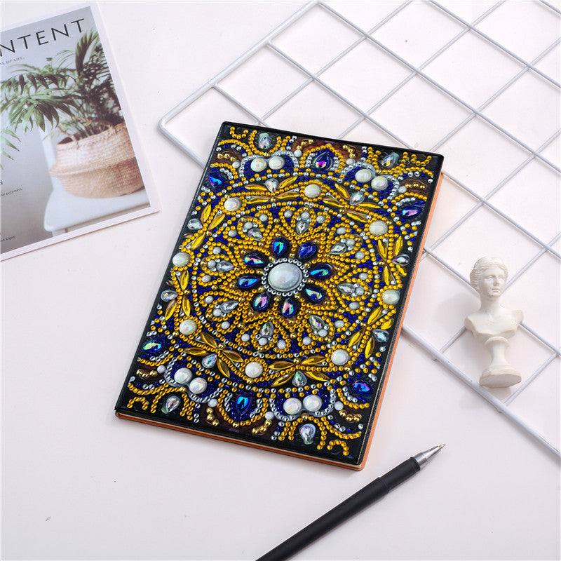 DIY Diamond Painting Notebook | 5D Sparkling Cover Design | Creative Journal & Stress Relief Kit