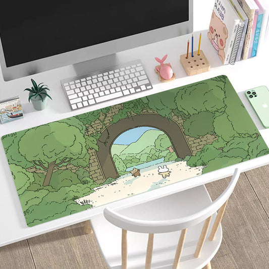 Natural Rubber  Mouse Pad  | Non-Slip Thermal Transfer Surface | Multi-Use Desk Protector