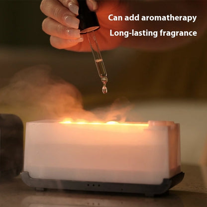 Flame Aroma Diffuser | Dual Mist & Light Effects | Smart Timer & Auto Shut-Off