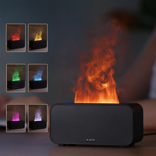 Flame Aroma Diffuser | Dual Mist & Light Effects | Smart Timer & Auto Shut-Off