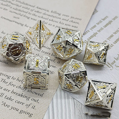 Metal Dice Set  | 7pcs
