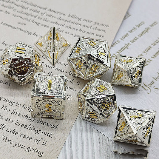 Metal Dice Set  | 7pcs