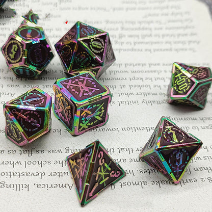 Metal Dice Set  | 7pcs